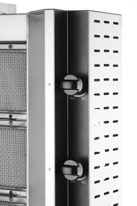 Plynový gril na kebab, HENDI, 230V/13200W, 13,2kW, 537x639x(H)1013mm