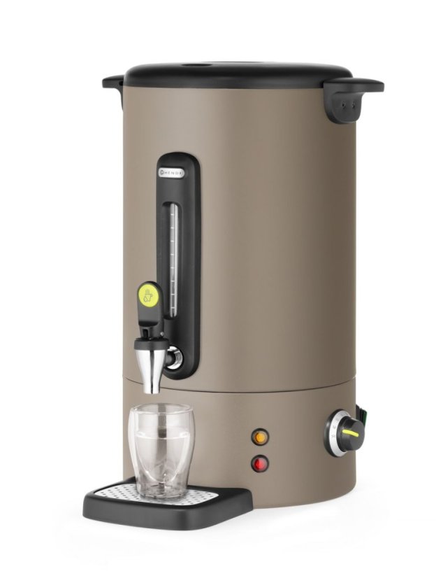 Kotel na horké nápoje UNIQ, HENDI, designed by Robert Bronwasser, 16L, Taupe, 230V/1650W, 357x380x(H)502mm