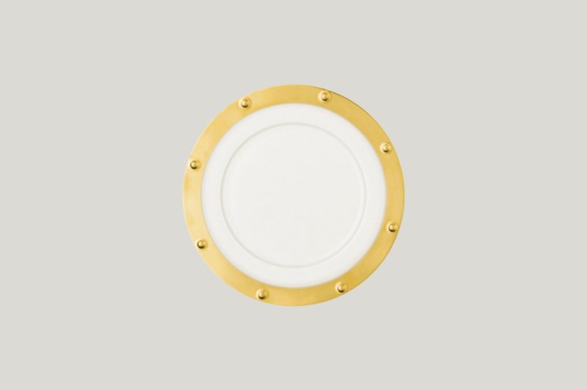 RAK Porcelain RAK Golden talíř kulatý – Queen Golden 22 cm | RAK-KQRP22