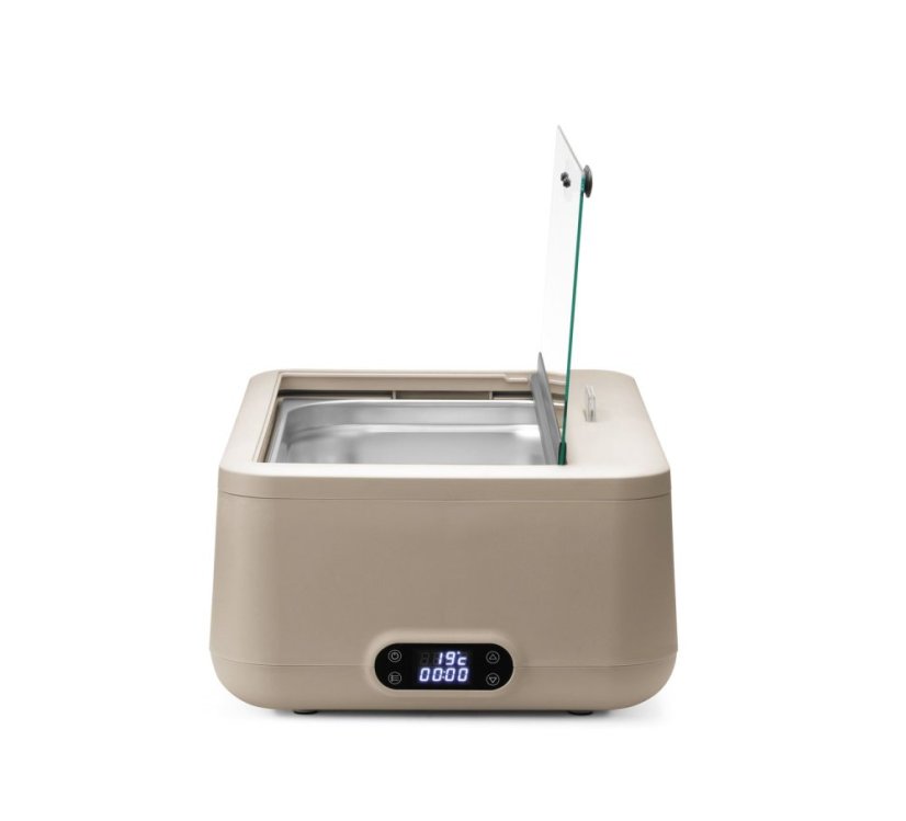 Chafing dish UNIQ, HENDI, designed by Robert Bronwasser, GN 2/3, Béžová, 230V/500W, 433x403x(H)248mm