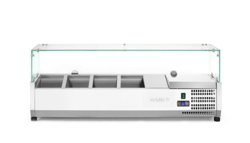 Chladicí zásobník GN 1/3, Arktic, 4x GN 1/3, GN 1/3, 24L, 230V/180W, 400x1208x(H)456mm