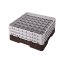 Cambro Koš Camrack 49 pozic, výška sklenice 30 cm - Hnědá