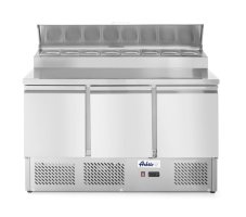 Třídveřový chladicí stůl s prodloužením, Arktic, 253L, 230V/310W, 700x1380x(H)1105mm