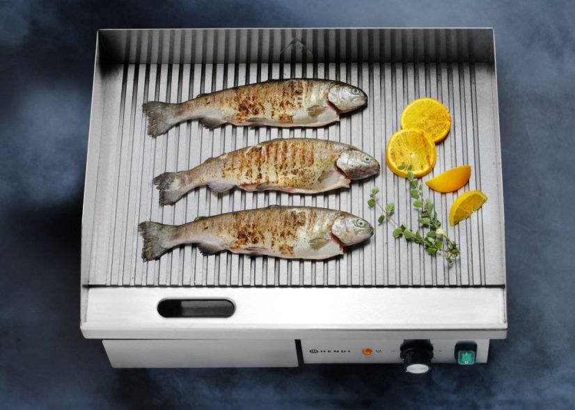 Mřížka žebrovaná, HENDI, Budget Line, 230V/3000W, 550x430x(H)240mm