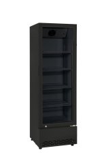 Chladící vitrína s prosklenými dveřmi, Arktic, 246L, Černá, 230V/300W, 540x600x(H)1787mm