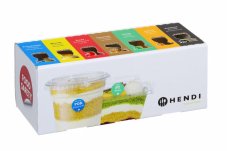 Sada jednorázových etiket pro bezpečnost potravin pro každý den v týdnu s dávkovačem, HENDI, 240x80x(H)100mm