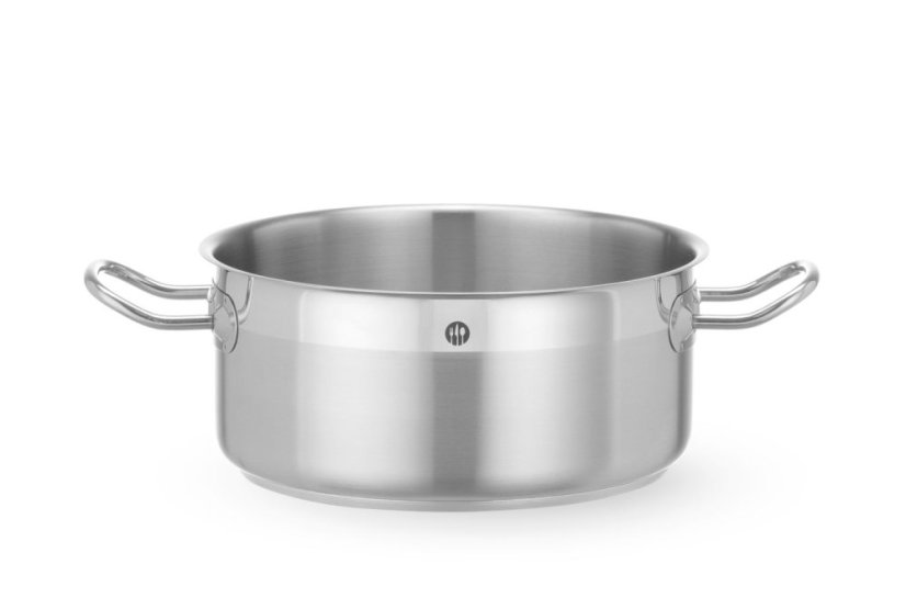 Pánev na dušení nízká, bez víka, HENDI, Profi Line, 4,7L, ⌀240x(H)105mm