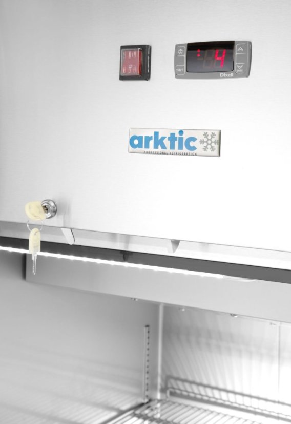 Lednice, jednokřídlé dveře, Arktic, GN 2/1, 465L, 230V/250W, 700x880x(H)2043mm
