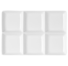 RAK Porcelain RAK Minimax obdélný tác – 6 oddílů | RAK-OPRP6C