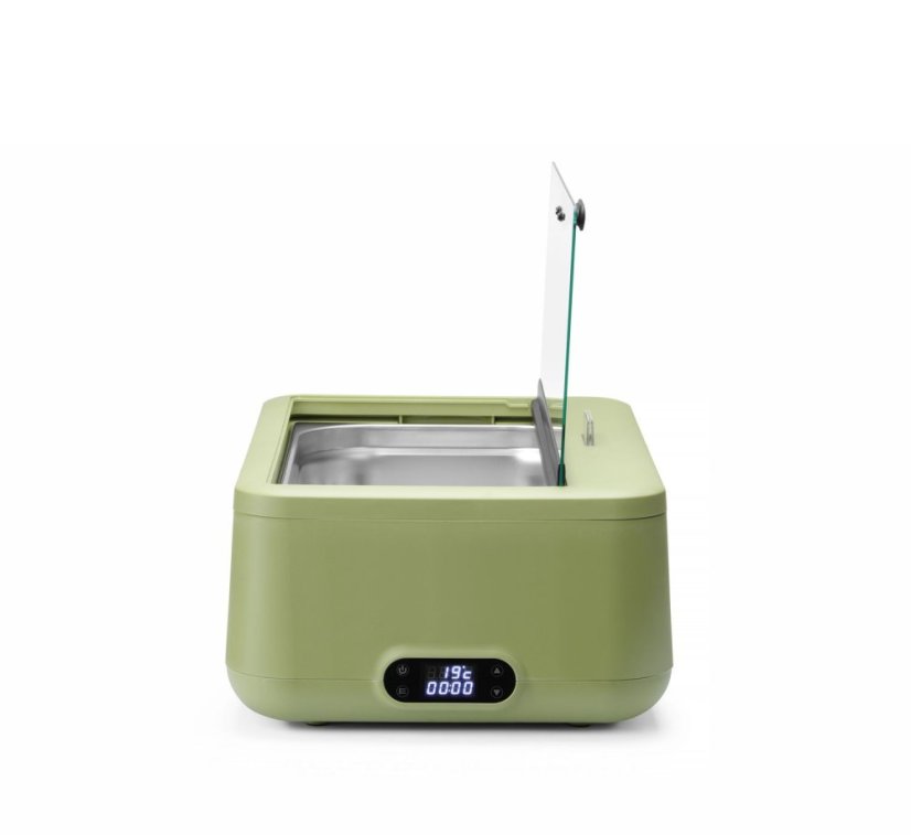 Chafing dish UNIQ, HENDI, designed by Robert Bronwasser, GN 2/3, Zelená, 230V/500W, 433x403x(H)248mm