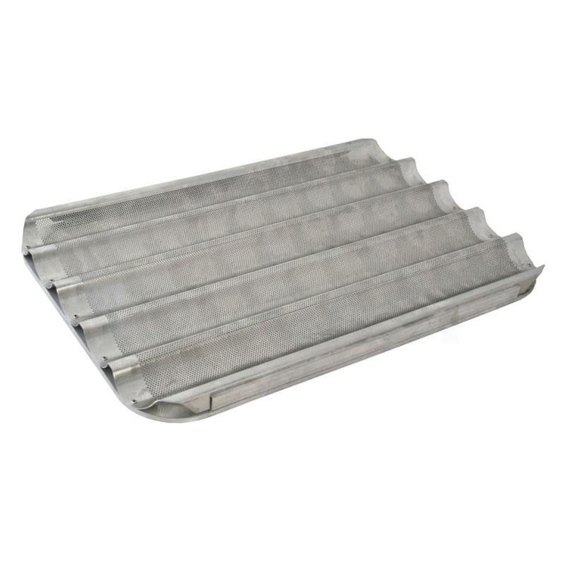 TOMGAST Plech na bagety, perforovaný 600 × 400 mm