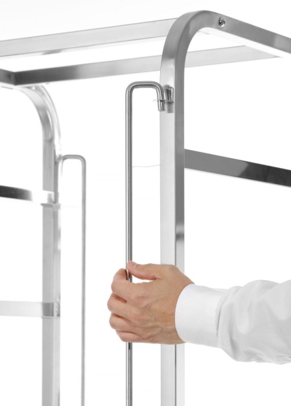 Vozík pro přepravu košů do myčky – 7 x 500x500 mm, HENDI, 615x560x(H)1710mm