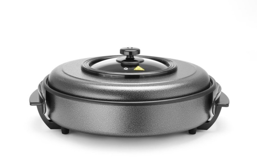 Párty pánev, HENDI, vnitřní pánev 400x(H)50 mm, 230V/1400W, ⌀400x(H)190mm