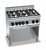 Plynový sporák Bertos G6F6PW+FG1 (32 kW)