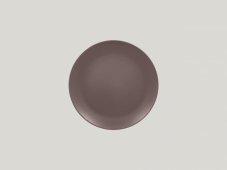 RAK Porcelain RAK Talíř mělký 21 cm, hnědá | RAK-NFNNPR21CB