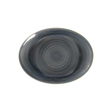 RAK Porcelain RAK Spot talíř oválný 36 x 27 cm,  šedomodrý | RAK-SJDNNOP36