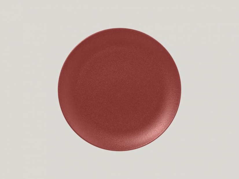 RAK Porcelain RAK Talíř mělký 24 cm, tmavě červená | RAK-NFNNPR24DR