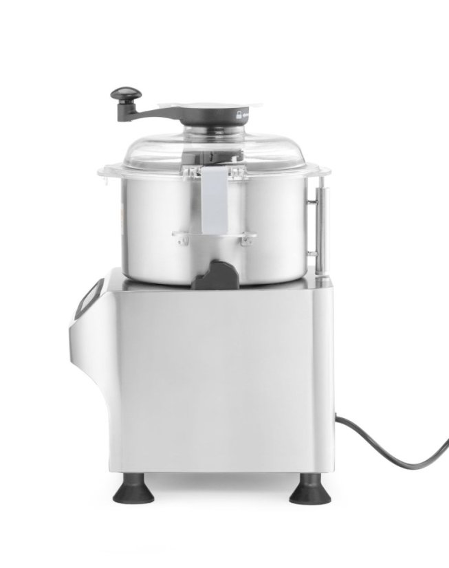Elektrický kráječ do mísy, HENDI, Profi Line, 5 kg, Stříbrná, 230V/800W, 377x350x(H)520mm