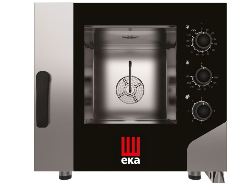 Konvektomat Millennial Smart Gastro, 5× GN 1/1 - elektromechanicky ovládaný, elektrický, s čerpadlem pro stravování, Tecnoeka, Millennial Smart, 730x855x(H)700mm