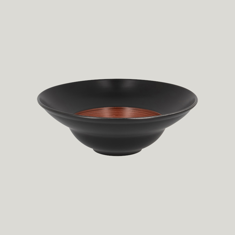 RAK Porcelain RAK Trinidad talíř hluboký extra pr. 23 cm, hnědý | RAK-TRCLXD23BW