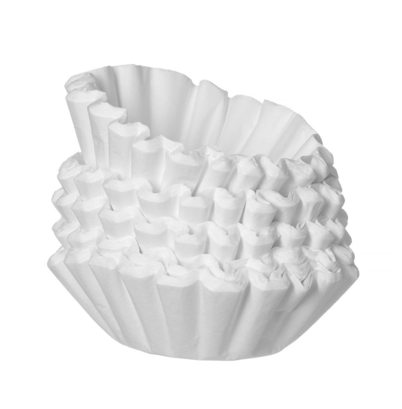 Papírové kávové filtry pro překapávací kávovary, HENDI, např. pro Hendi, Bravilor & Animo, 1000 ks, ⌀245x(H)62mm