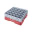 Cambro Koš Camrack 25 pozic, výška sklenice 17,4 cm - Červená