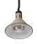 Závěsná výhřevná lampa s nastavitelnou výškou, kuželová, HENDI, Béžová, 230V/375W, ⌀275x(H)250mm