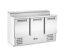 Třídveřový chladicí stůl s nástavcem, Arktic, 219L, 230V/152W, 700x1365x(H)990mm