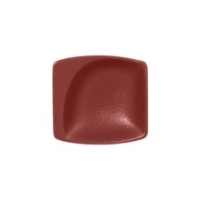 RAK Porcelain RAK Talíř malý čtvercový 8 cm, tmavě červená | RAK-NFMZMS08DR