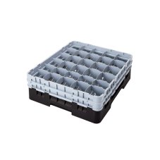 Cambro Koš Camrack 30 pozic, výška sklenice 13,2 cm - Černá