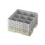 Cambro Koš Camrack 9 pozic, výška sklenice 13,2 cm - Béžová