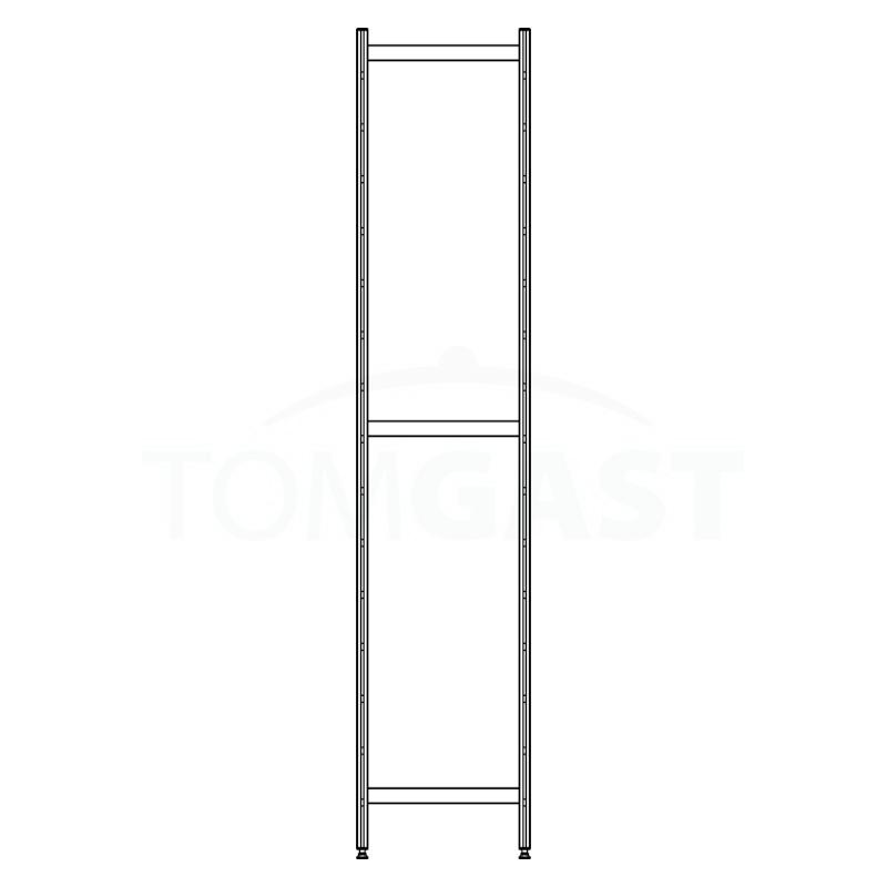 TOMGAST Stojina k regálu 400 mm, výška 2100 mm TOMGAST Stojina k regálu 400 mm, výška 2100 mm