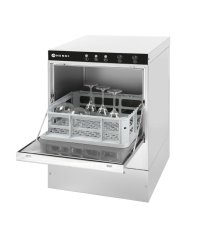 Myčka na sklo 40x40 - elektromechanické řízení, HENDI, 230V/2800W, 470x510x(H)710mm