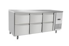 Chladicí pult, 6 zásuvek, Arktic, 204L, 230V/400W, 1795x700x(H)755mm