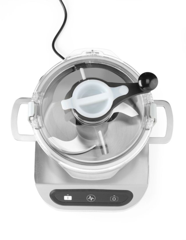 Elektrický kráječ do mísy, HENDI, Profi Line, 5 kg, Stříbrná, 230V/800W, 377x350x(H)520mm