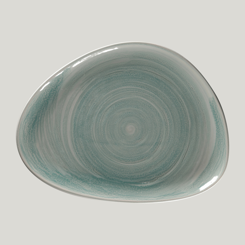 RAK Porcelain RAK Spot talíř mělký 32,5 × 25 cm – safírový | RAK-SSRFLFP32