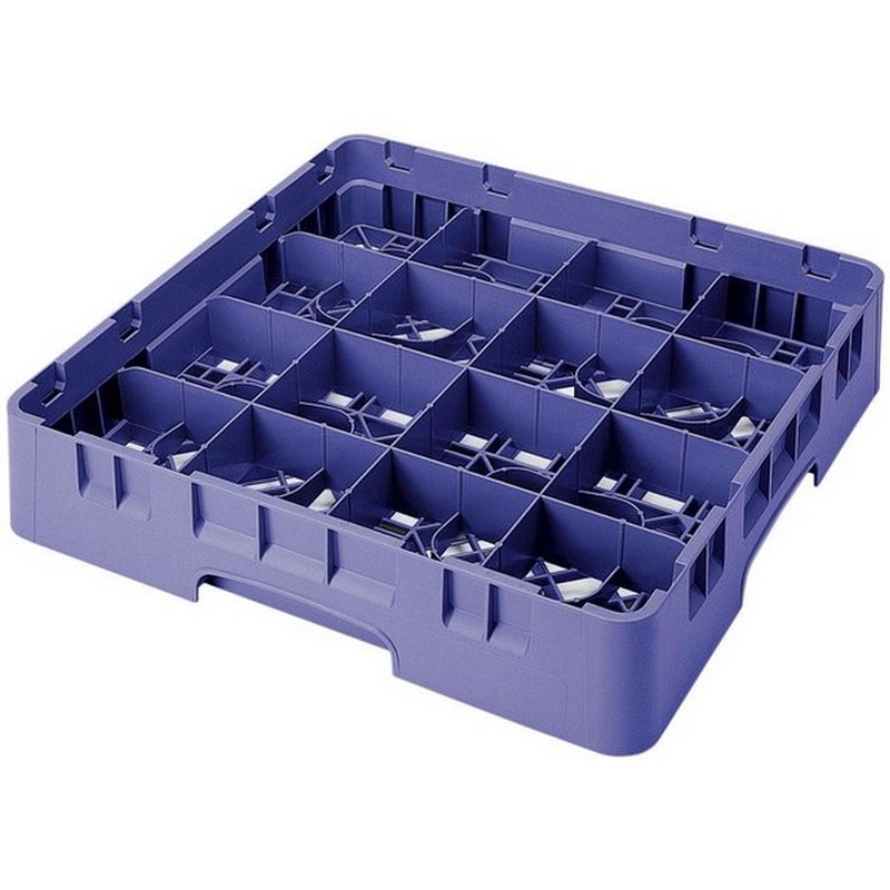 Cambro Koš Camrack 16 pozic, výška sklenice 23,8 cm - Modrá