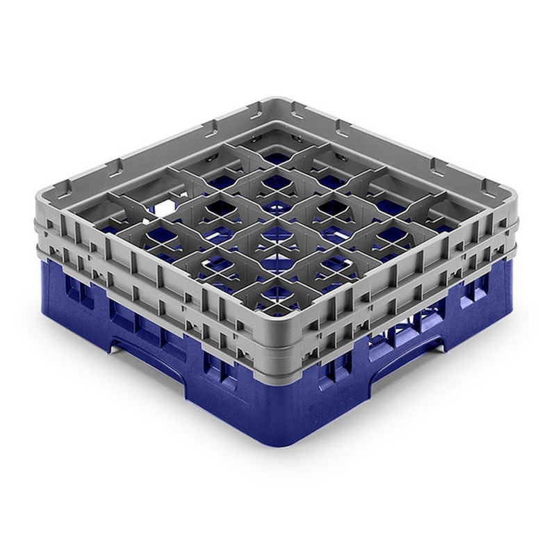 Cambro Koš Camrack 16 pozic, výška sklenice 25,8 cm - Modrá