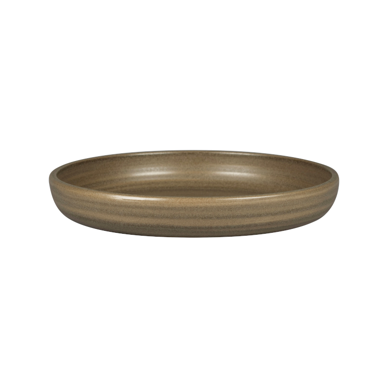 RAK Porcelain Ease selva talíř hluboký pr. 25,8 cm, tmavě hnědý