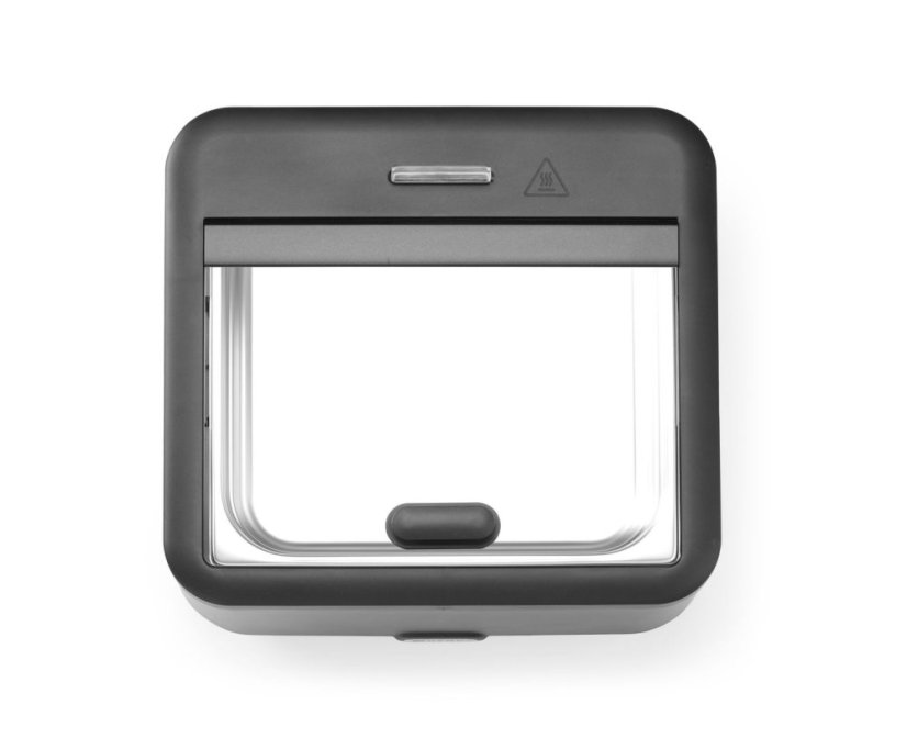 Chafing dish UNIQ, HENDI, designed by Robert Bronwasser, GN 2/3, Černá, 230V/500W, 433x403x(H)248mm