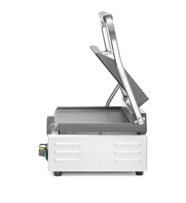 Kontaktní gril Panini, HENDI, vroubkovaná horní část, hladká spodní část, 230V/2200W, 430x375x(H)216mm