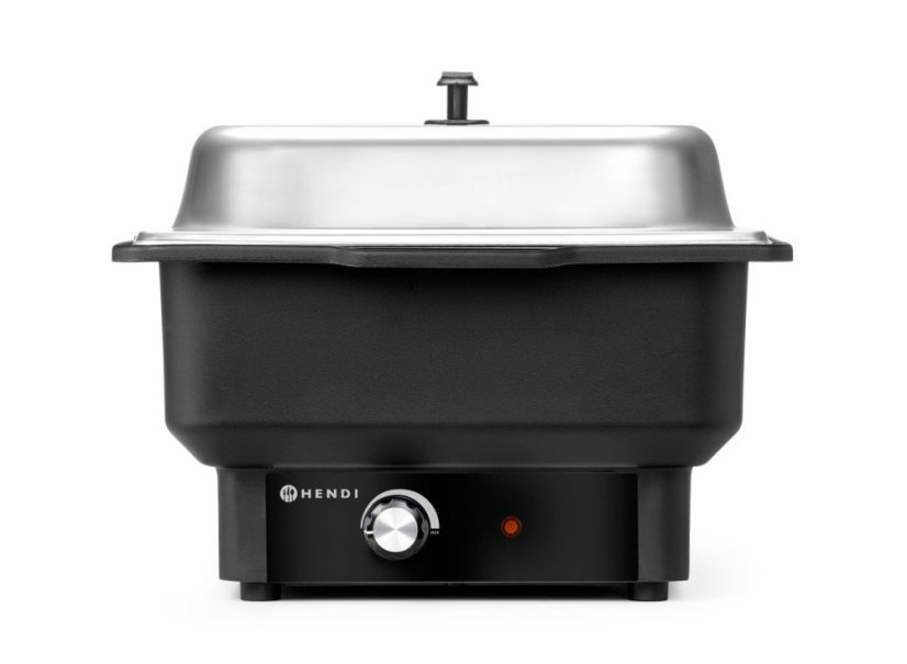 Chafing dish elektrický Tellano, HENDI, Kitchen Line, GN 1/1, 9L, 230V/900W, 575x349x(H)278mm