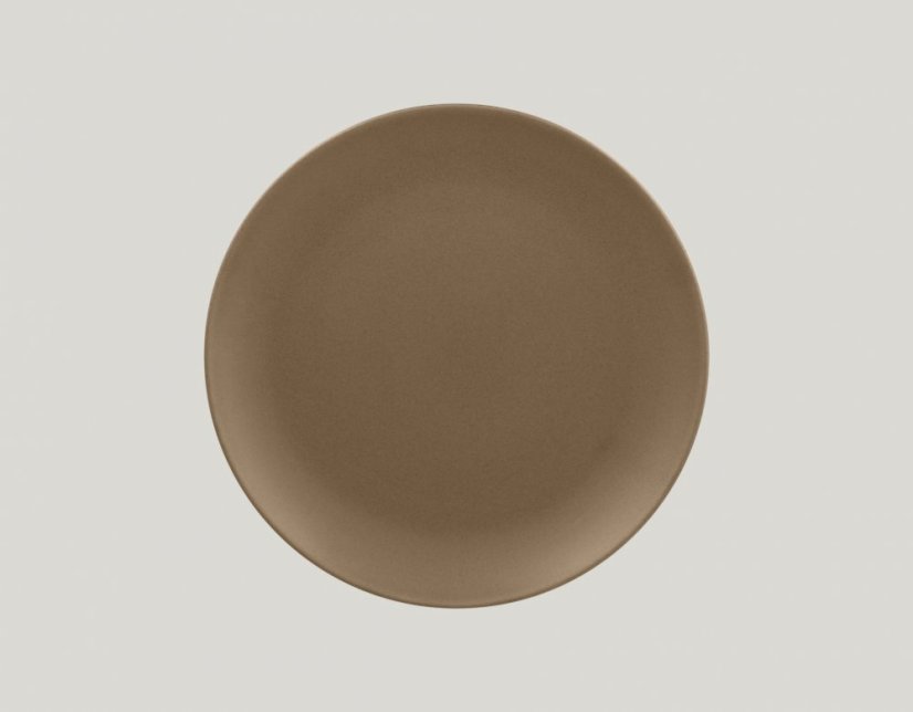 RAK Porcelain RAK Genesis talíř mělký pr. 24 cm, hnědá | RAK-GNNNPR24CR