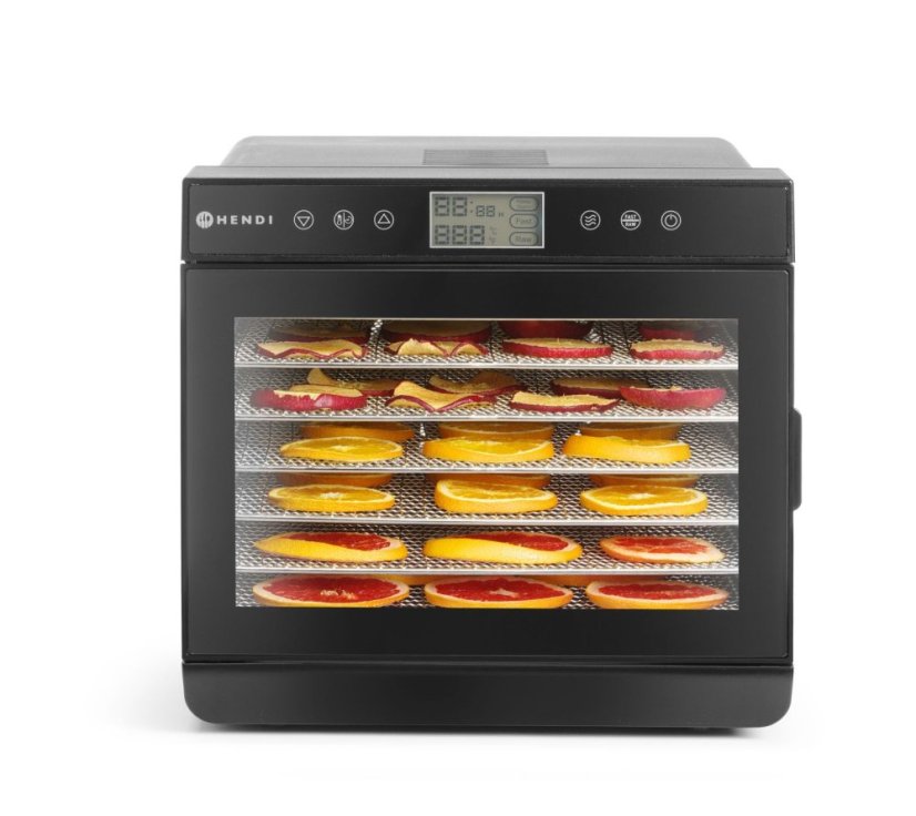 Sušička potravin, HENDI, Kitchen Line, 7 táců, 230V/500W, 347x505x(H)320mm