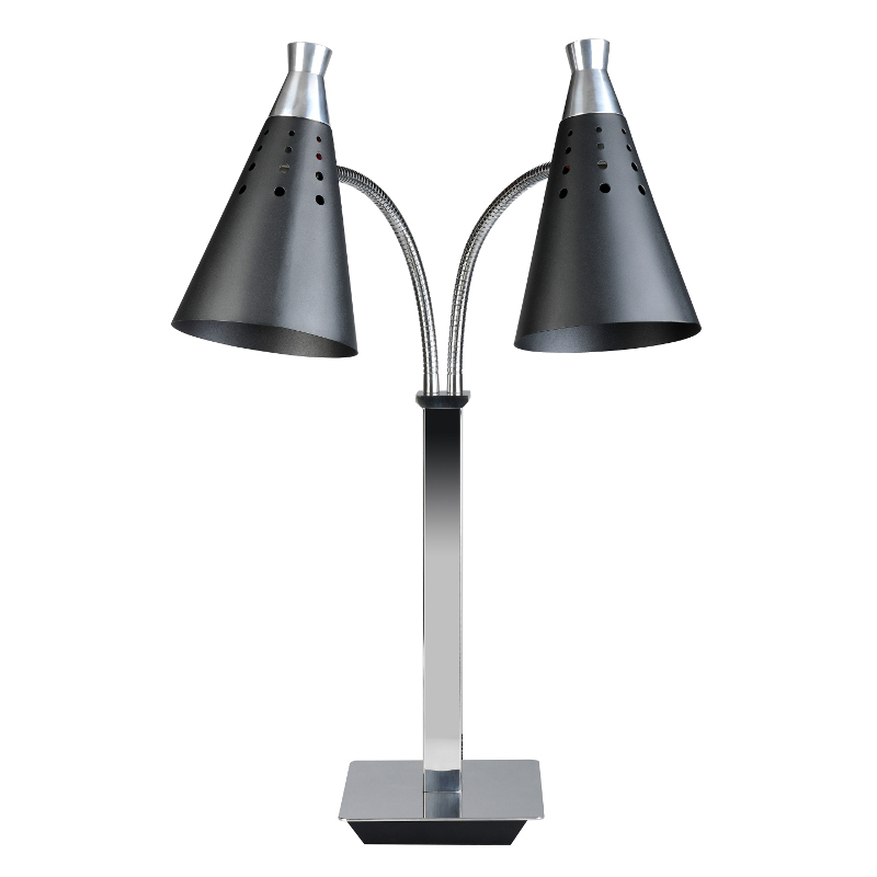TOMGAST T-Collection ohřívací lampa flexibilní 230 V, dvojitá, černá TOMGAST T-Collection ohřívací lampa flexibilní 230 V, dvojitá, černá
