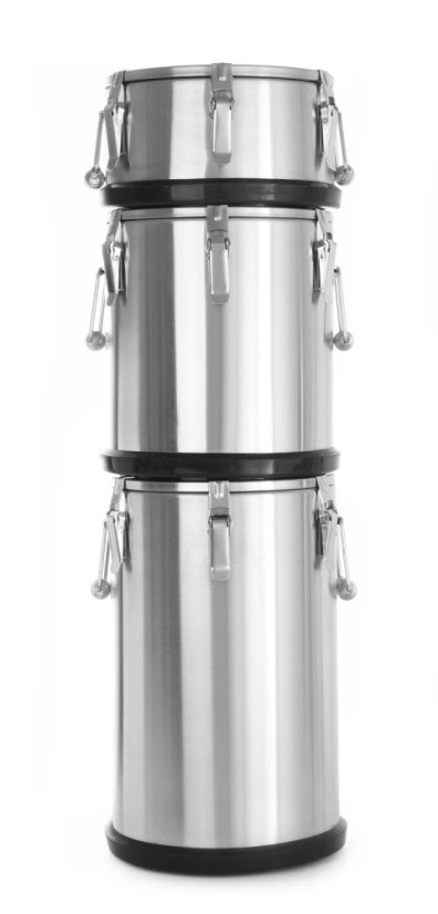 Dělený přenosný kontejner, HENDI, Profi Line, 10L, ⌀330x(H)220mm