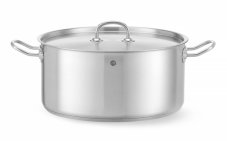 Hrnce na dušení s nízkým víkem, HENDI, Kitchen Line, 11,9L, ⌀320x(H)150mm