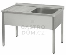 OEM dřez - 140x60, nádoba 50x50x30 cm vpravo