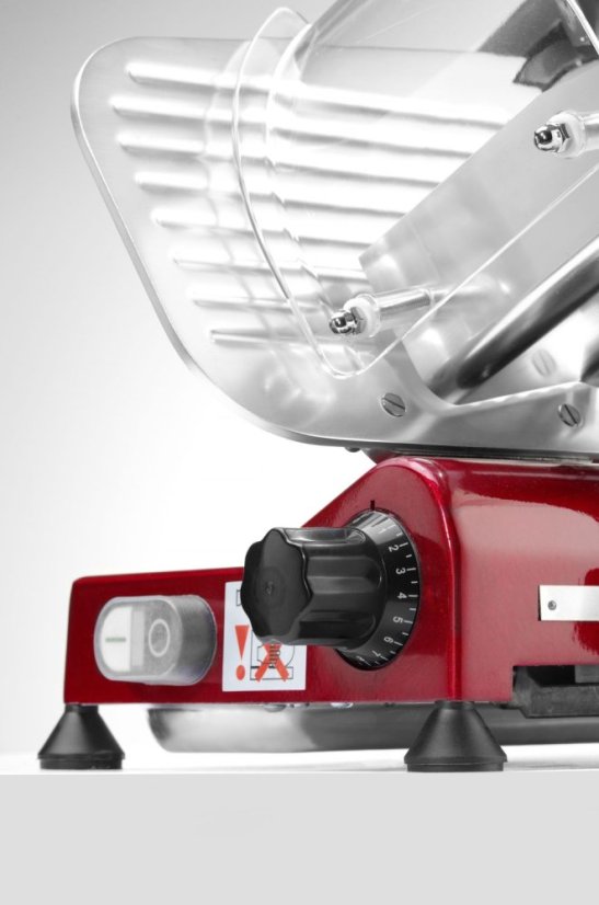 Slicer 250 Red Edition, HENDI, Profi Line, 230V/320W, 514x484x(H)373mm
