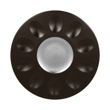 RAK Porcelain RAK Metalfusion talíř s 10 prolisy pr. 30 cm, stříbrný | RAK-MFMRGP30SB